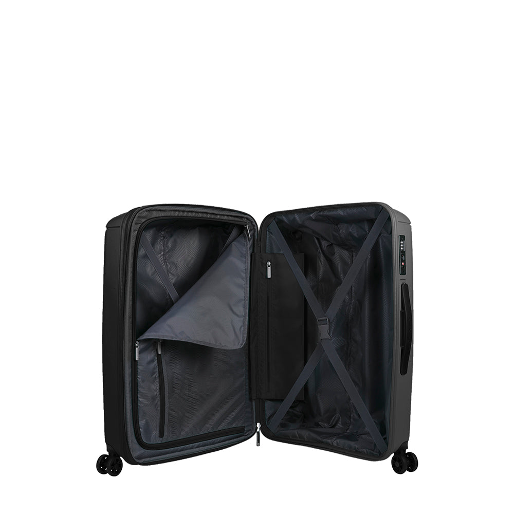 saxoline Maleta de cabina Fortress Impact Pro negra Grandes ahorros
