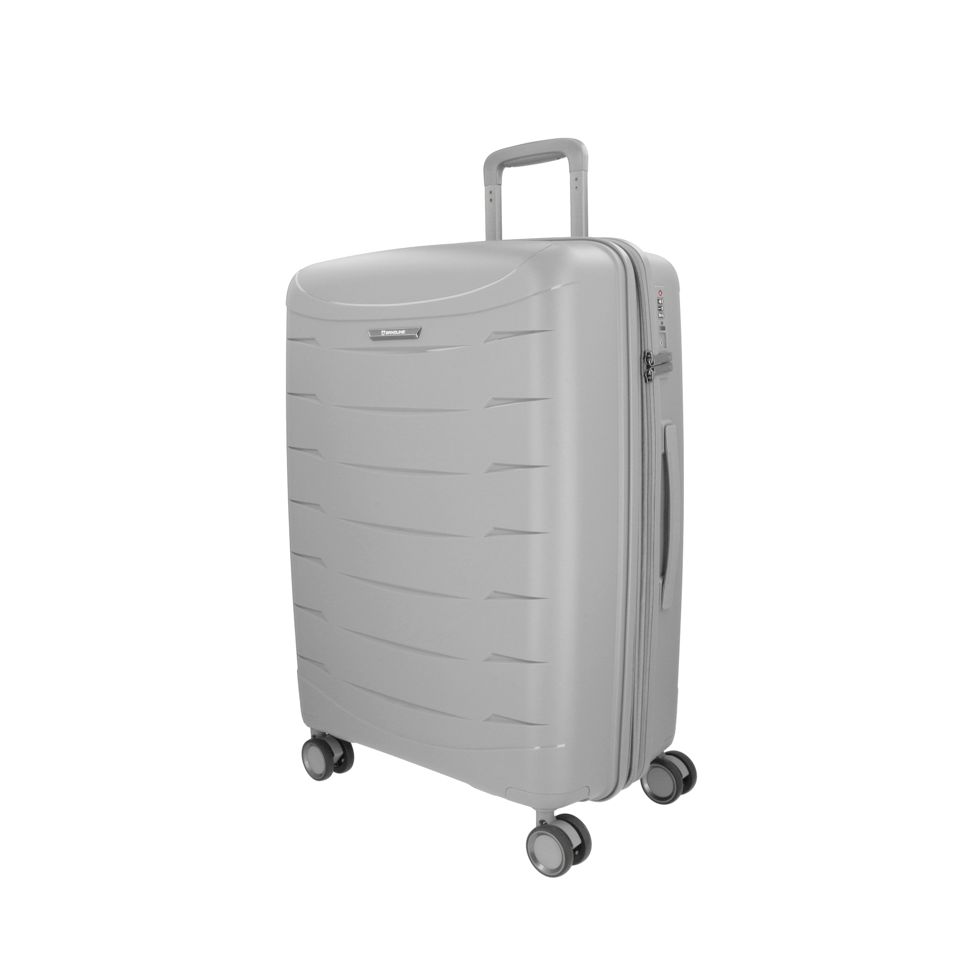 saxoline Maleta mediana Moonstone Impact Pro plateada Descuento