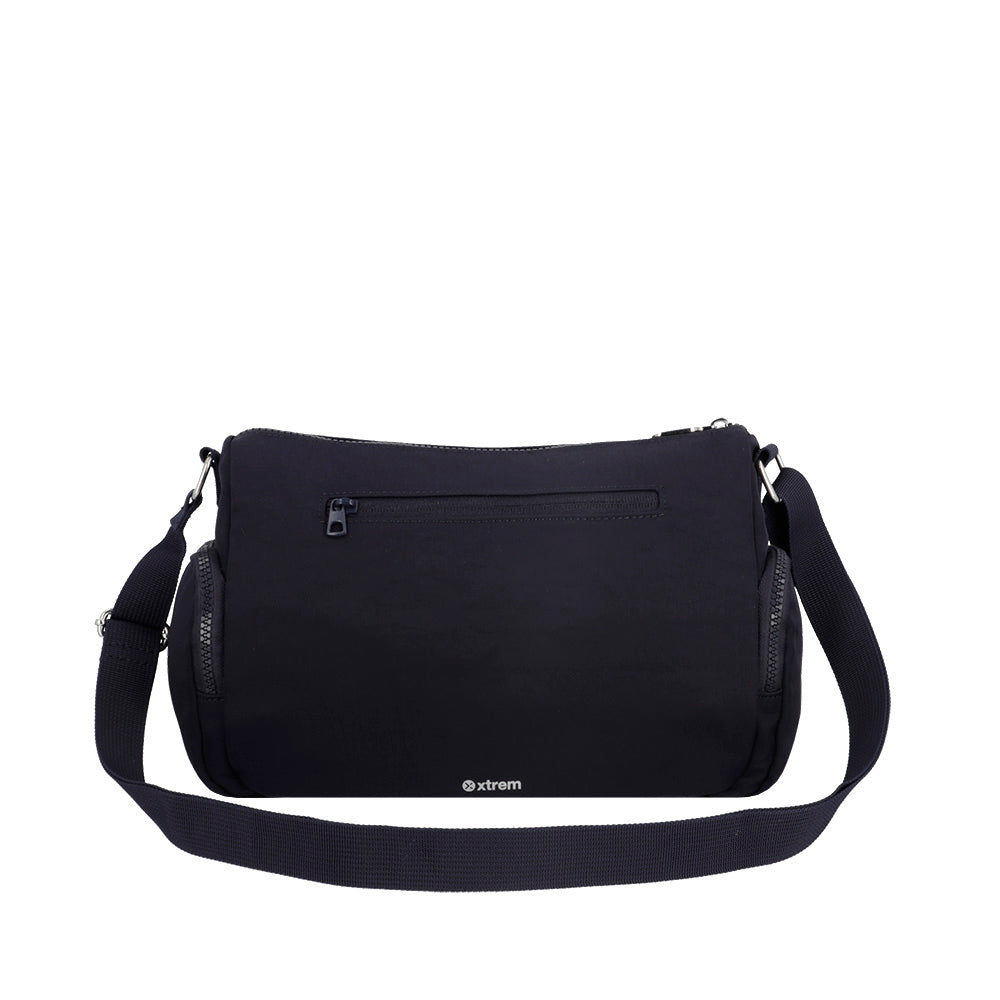 saxoline Bandolera Lucca azul M Descuento por venta flash