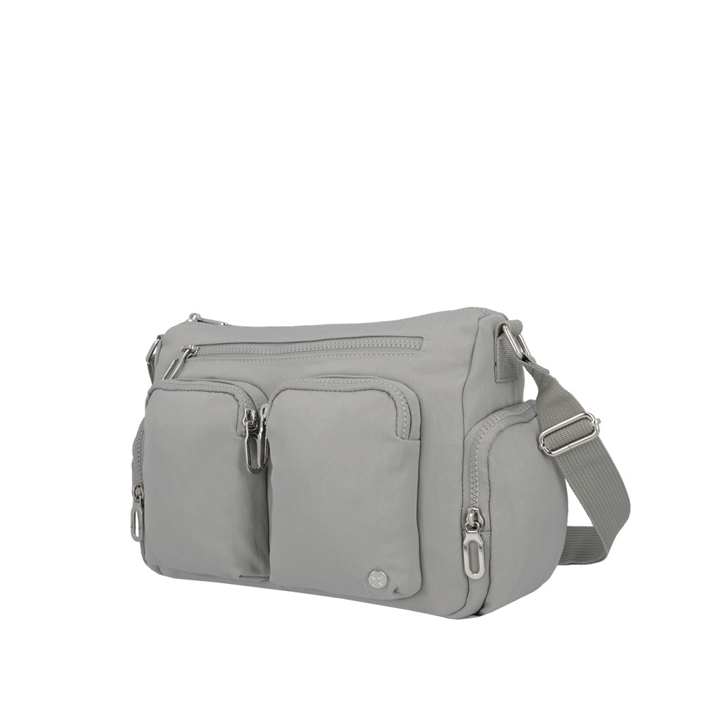 saxoline Cartera Lucca gris 2025