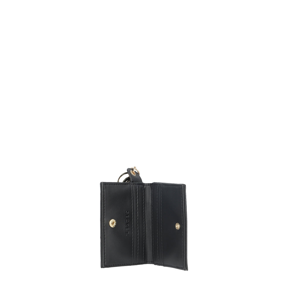 saxoline Billetera Milan negra pequeña Oferta especial de fábrica