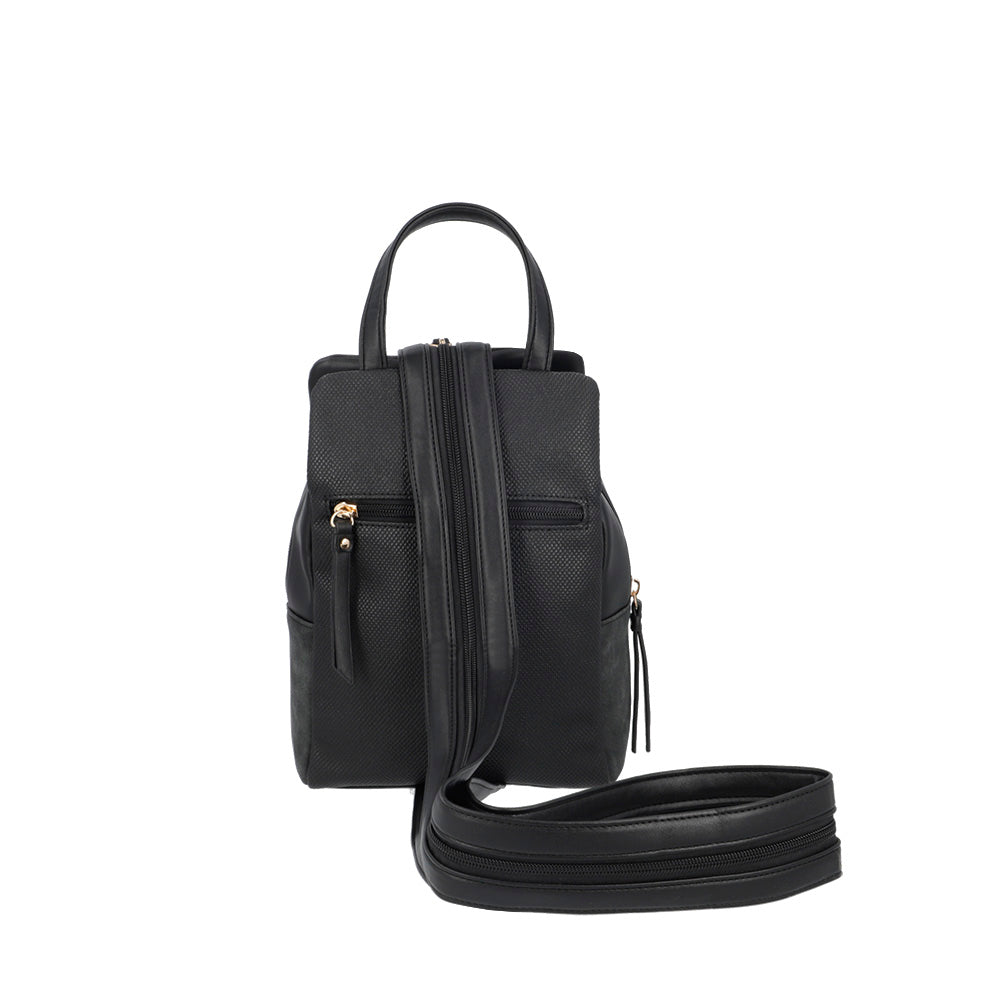 saxoline Mochila Manhattan negra mediana Limitado a 3 días