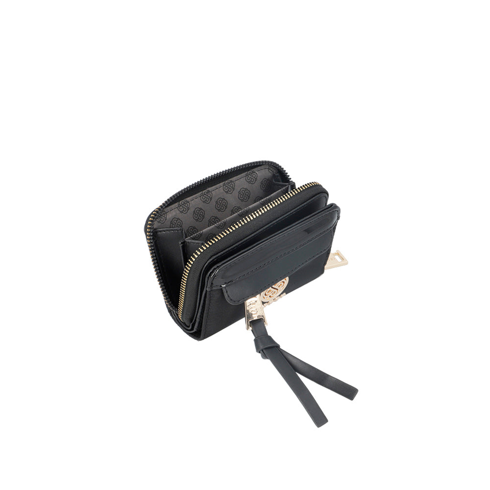 saxoline Billetera Lourdes negra pequeña Ofertas especiales