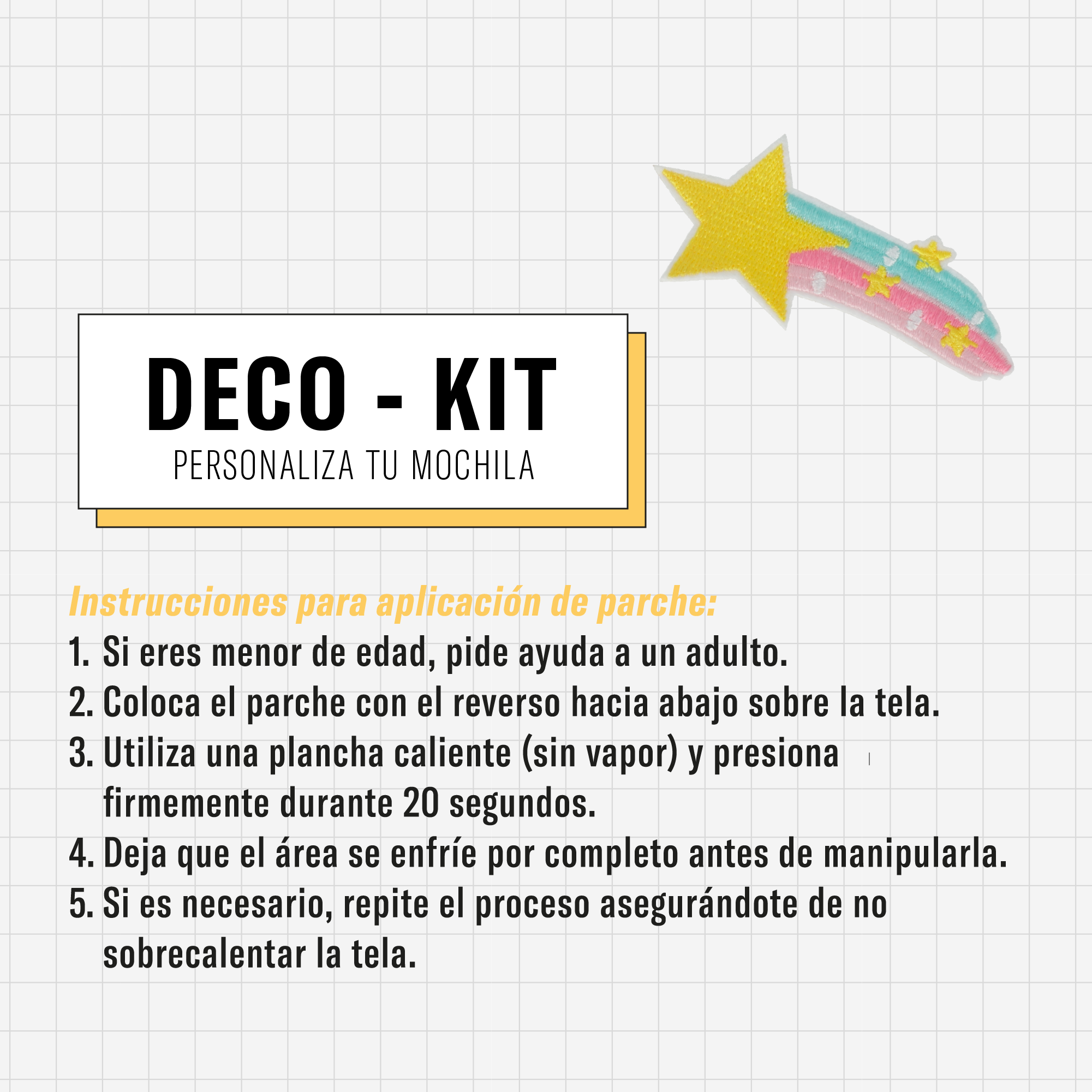 saxoline Set personalización mochilas Deco-Kit unicornios Envío gratis