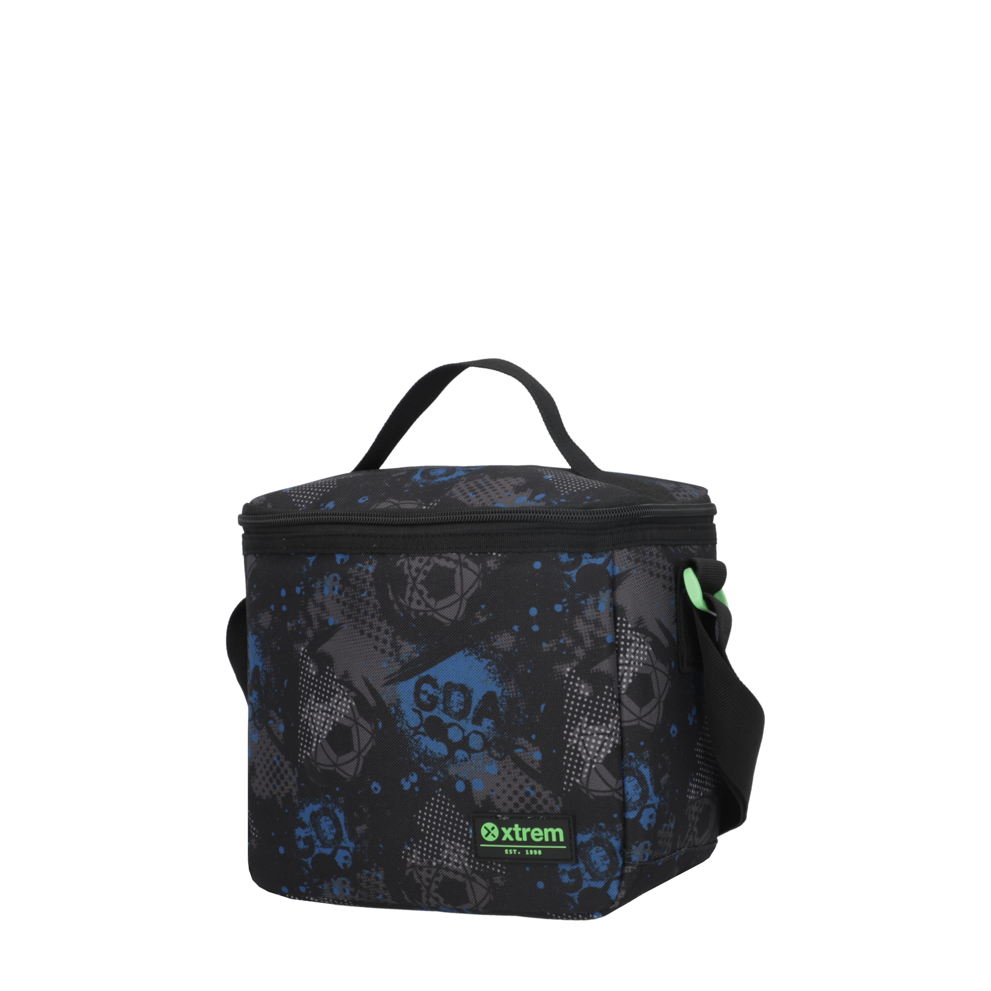 saxoline Set mochila + lonchera + estuche Triple Pack negro fútbol Ahorra y exporta