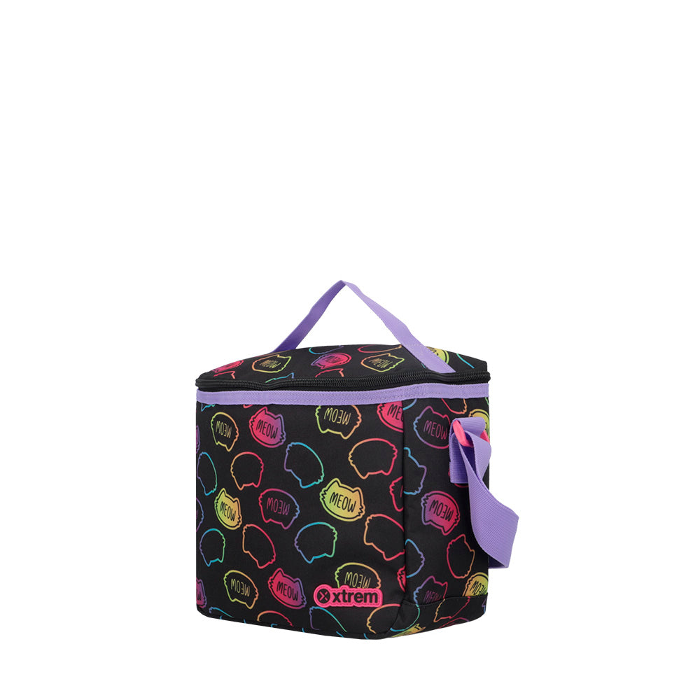 saxoline Set mochila + lonchera + estuche Run Pack negro gato Última moda