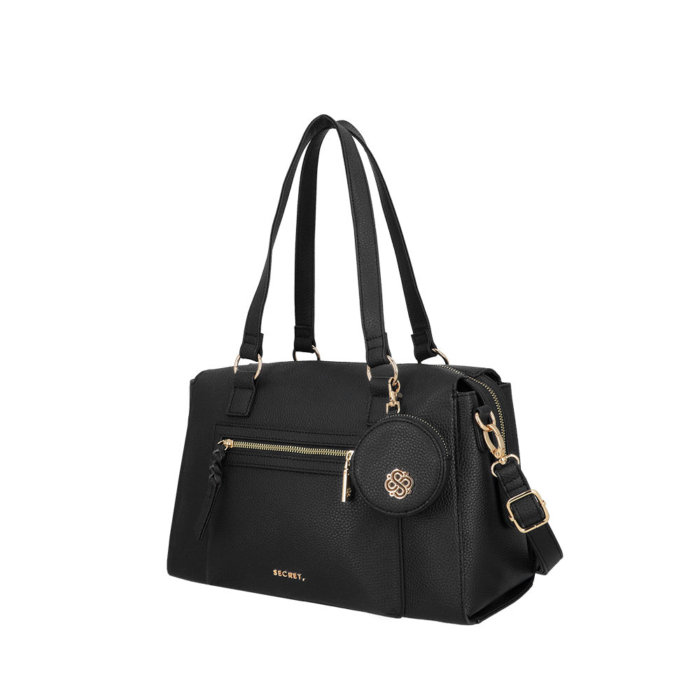 saxoline Cartera de mano Ibiza negra Outlet online