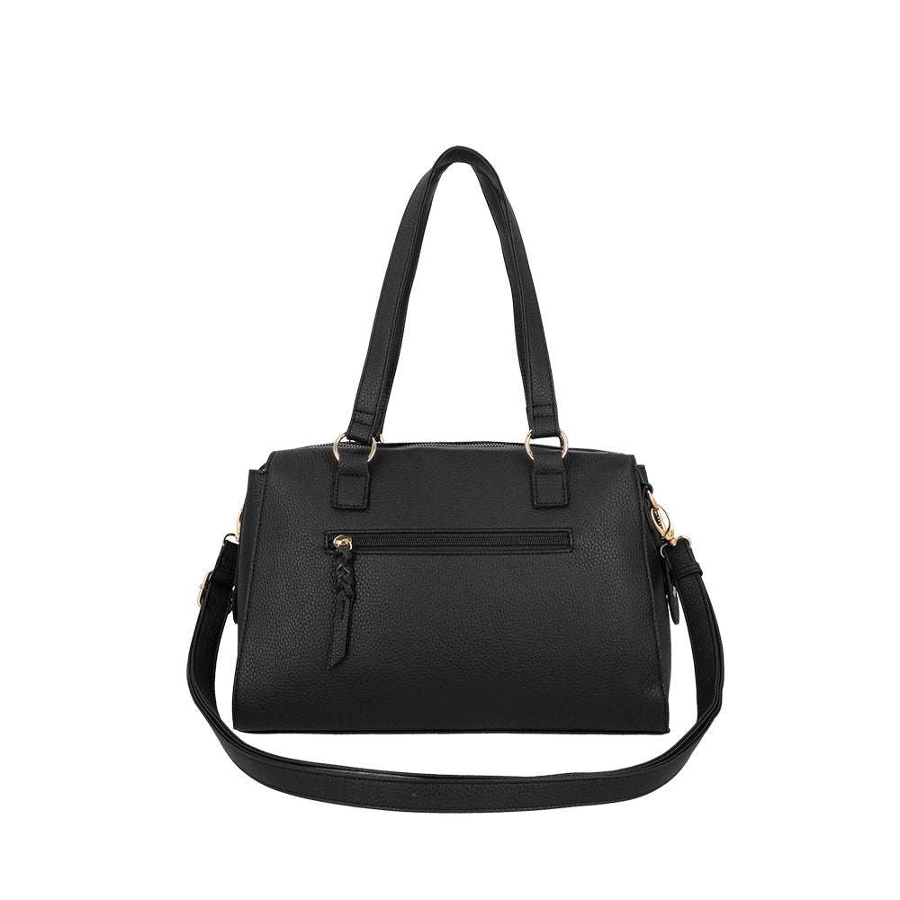 saxoline Cartera de mano Ibiza negra Outlet online