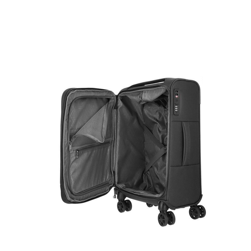 saxoline Maleta de cabina Airshock negra Outlet online