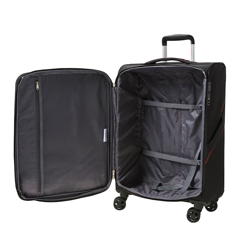 saxoline Maleta Vancouver Sx Spinner 24 Black M 69 Lts Solo queda un día