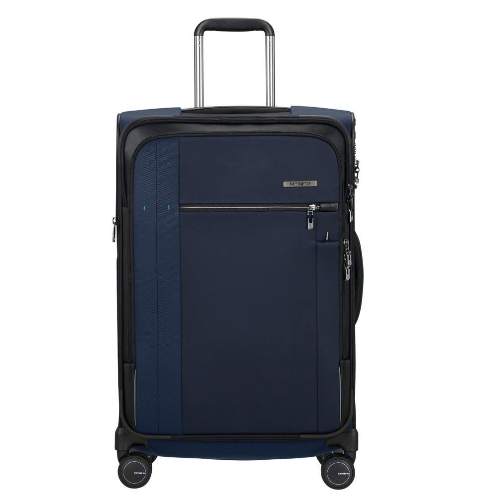 saxoline Maleta mediana Spectrolite 3.0 Spinner 68/25 Expandible Deep Blue