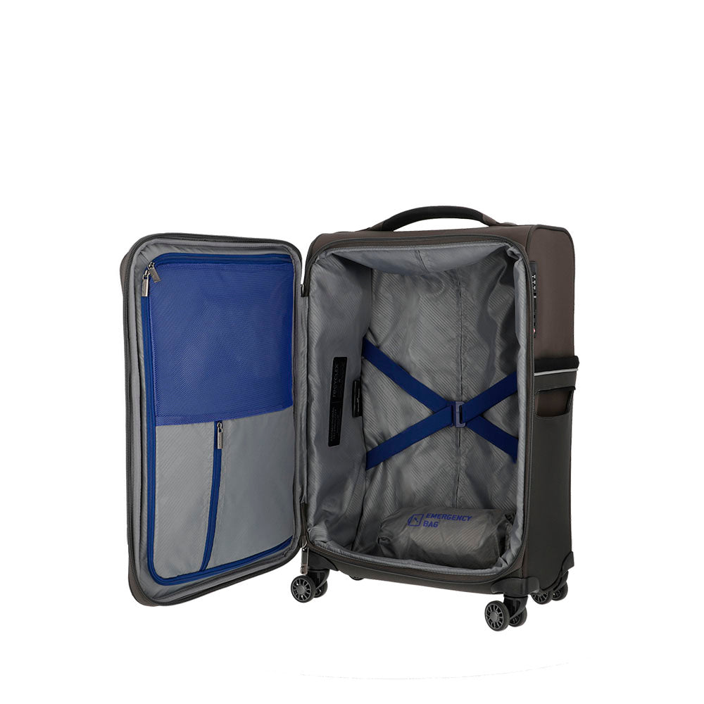 saxoline Maleta de cabina 73H Platin Grey Libre de impuestos