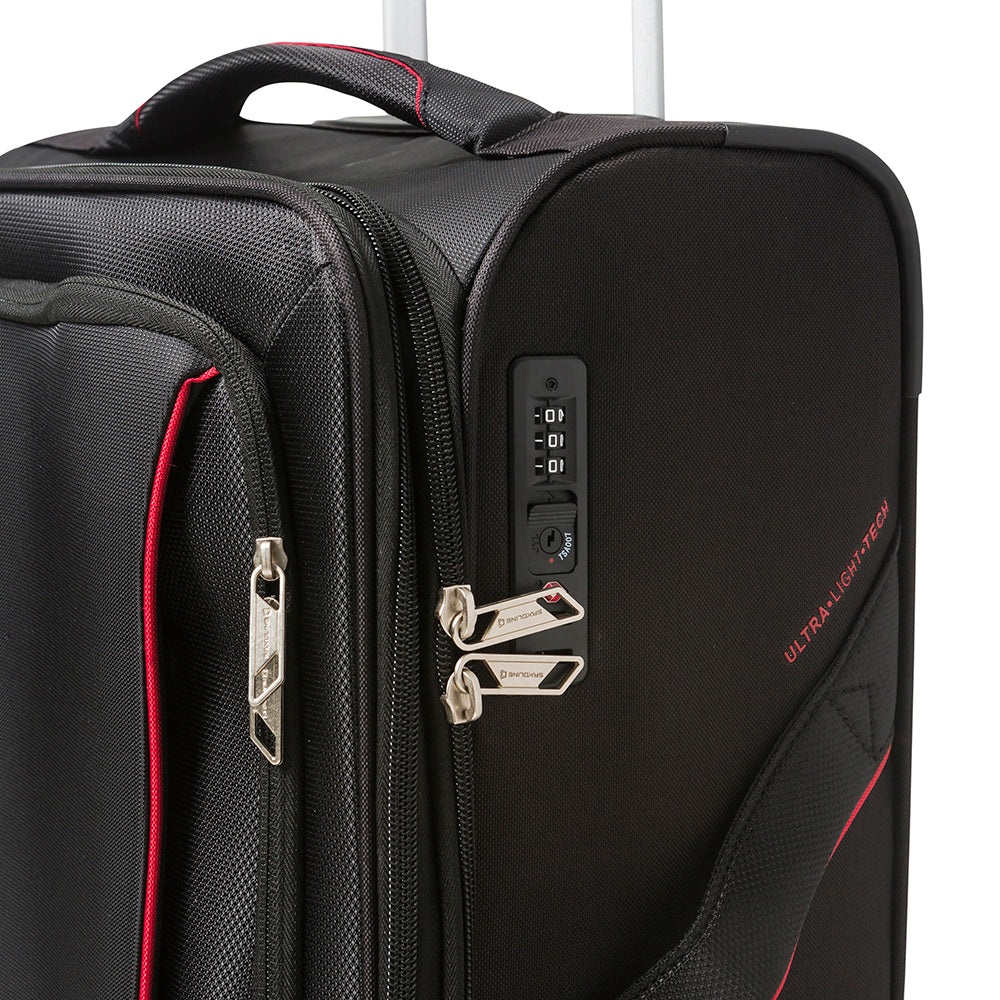 saxoline Maleta Vancouver Sx Spinner 20 Black Cabina 37 8 Lts Descuentos del mes