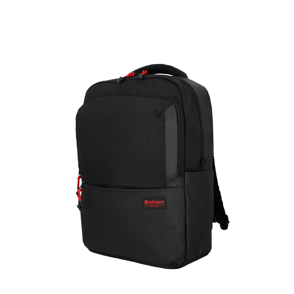 saxoline Mochila para notebook 16" Redwood negra/roja Rebajas baratas