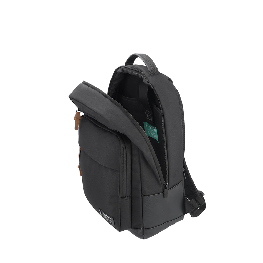 saxoline Mochila para notebook City negro 17" Liquidación