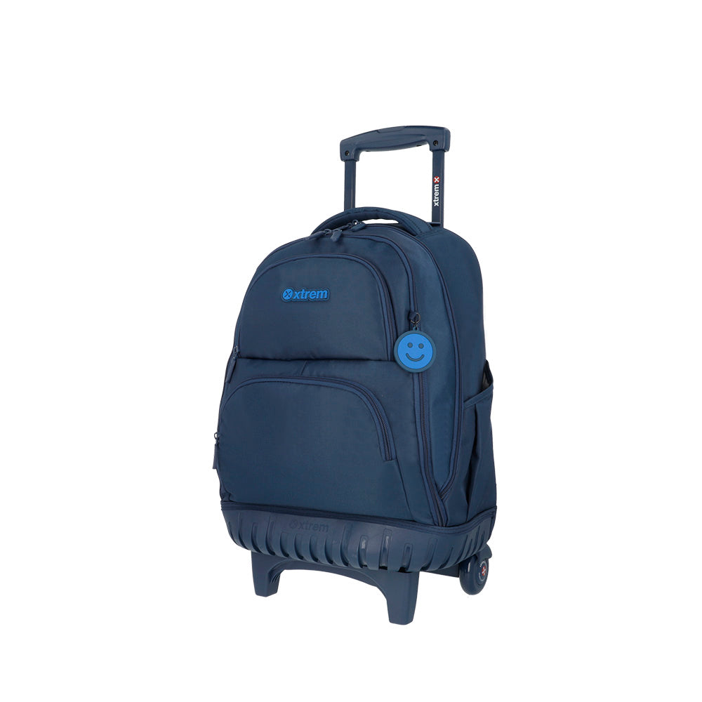 saxoline Mochila con ruedas Cross 2.0 azul marino Descuento