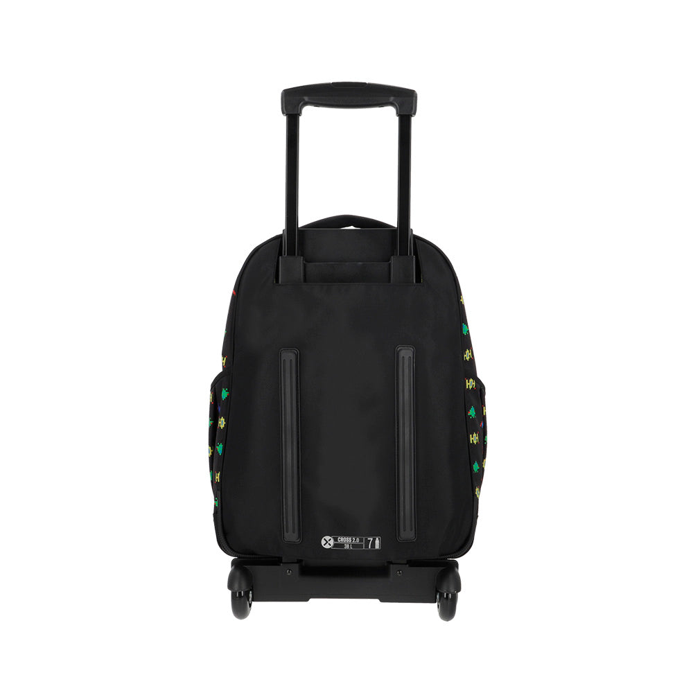 saxoline Mochila con ruedas Cross 2.0 negra arcade Tienda