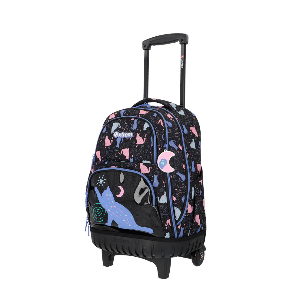 saxoline Mochila con ruedas Cross 2.0 negra Liquidación