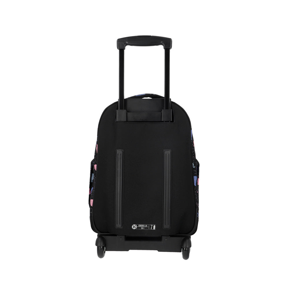 saxoline Mochila con ruedas Cross 2.0 negra Liquidación