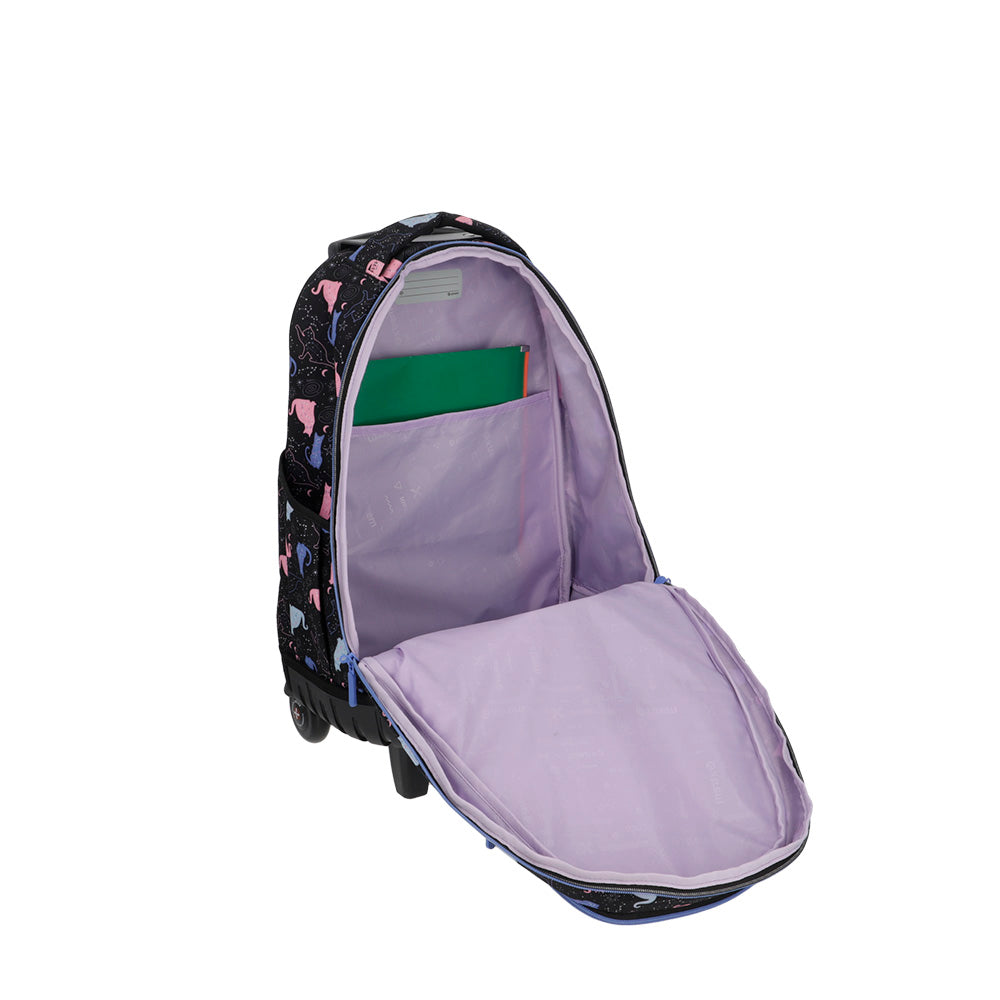 saxoline Mochila con ruedas Cross 2.0 negra Liquidación