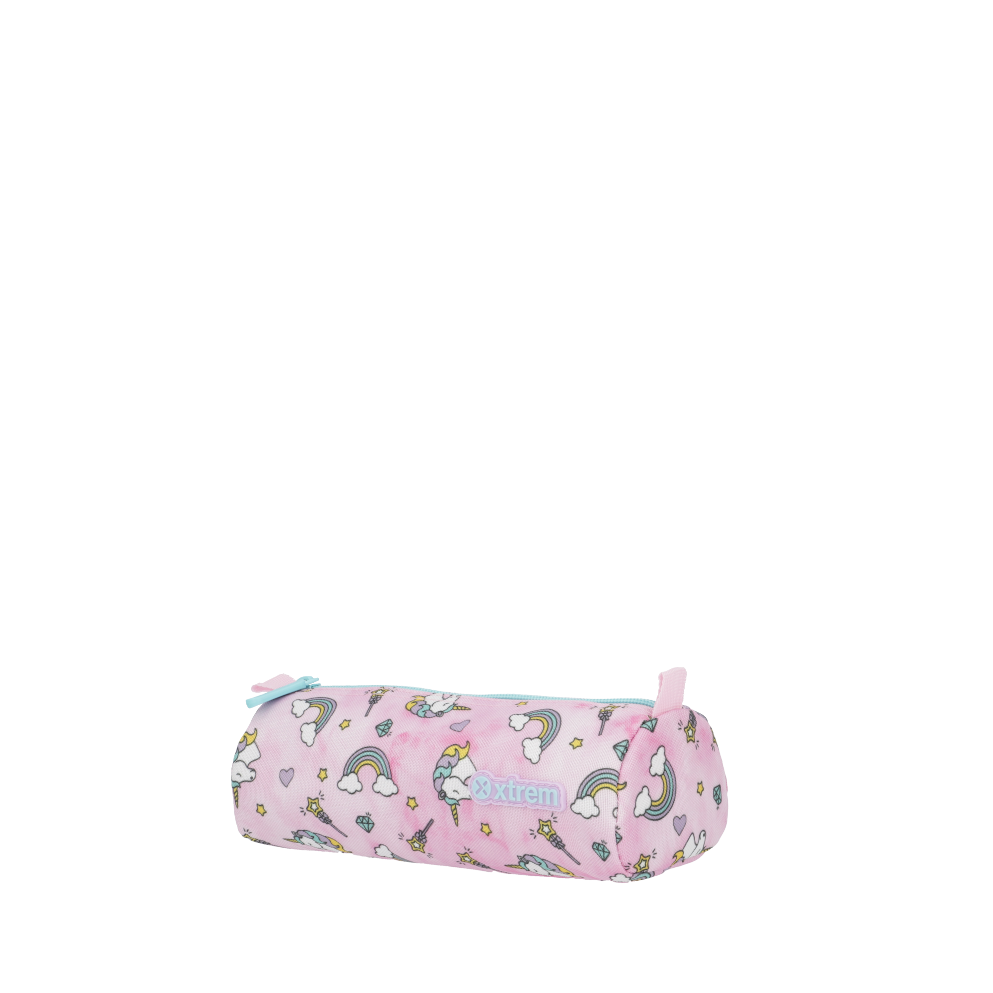 saxoline Set mochila con ruedas + lonchera + estuche New Run Pack Unicorn rosado Rebajas online