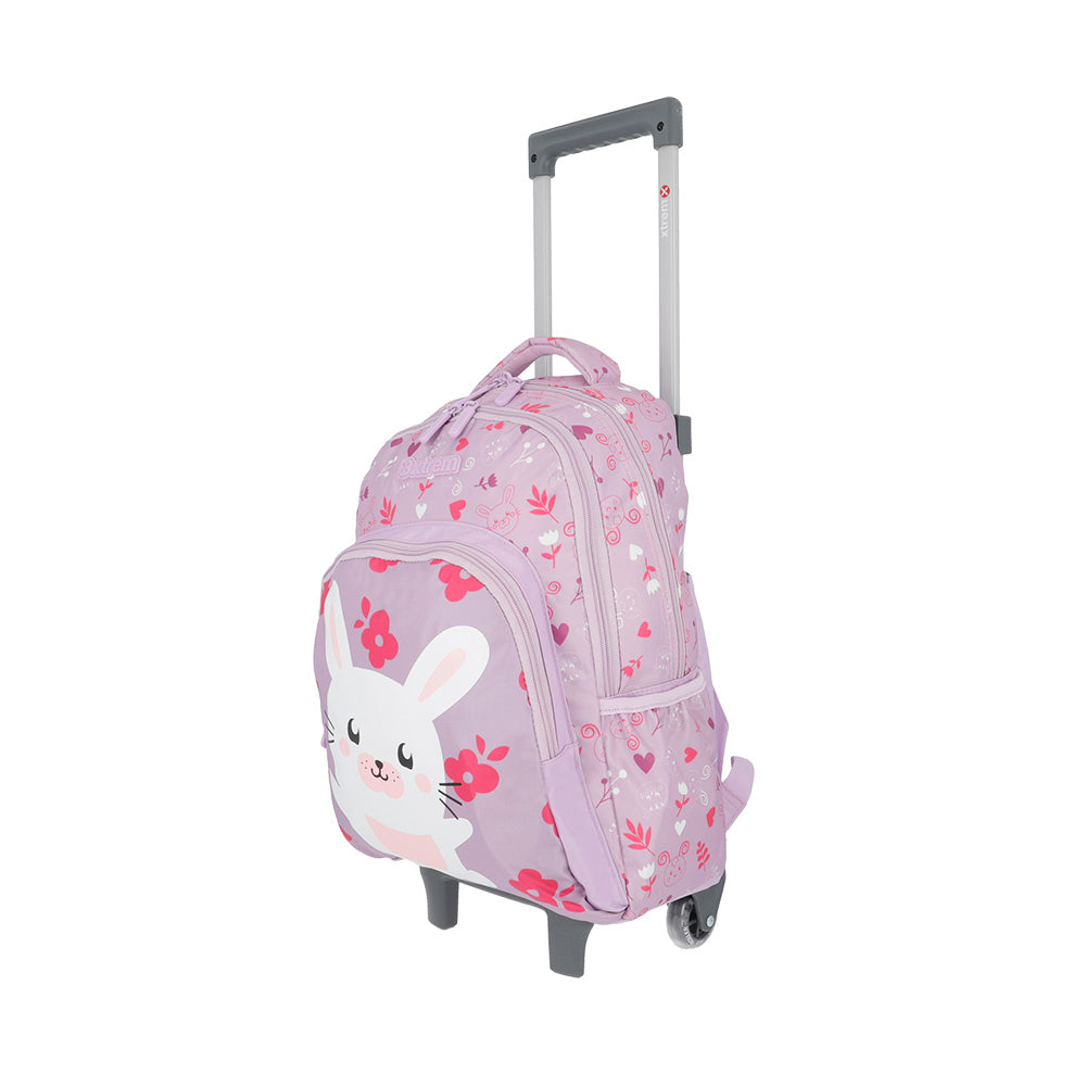 saxoline Mochila con ruedas para niñas Lincoln Rabbit lila Oferta especial