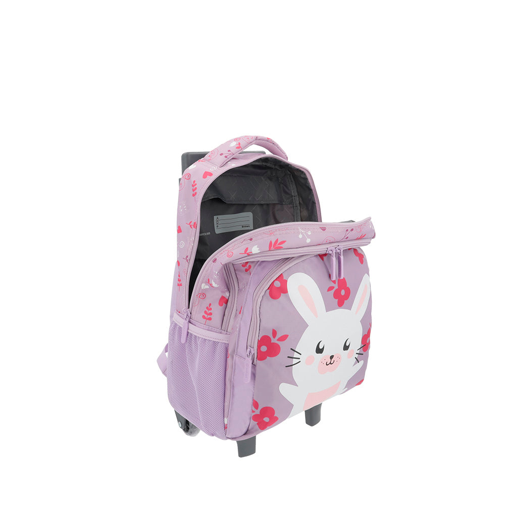 saxoline Mochila con ruedas para niñas Lincoln Rabbit lila Oferta especial