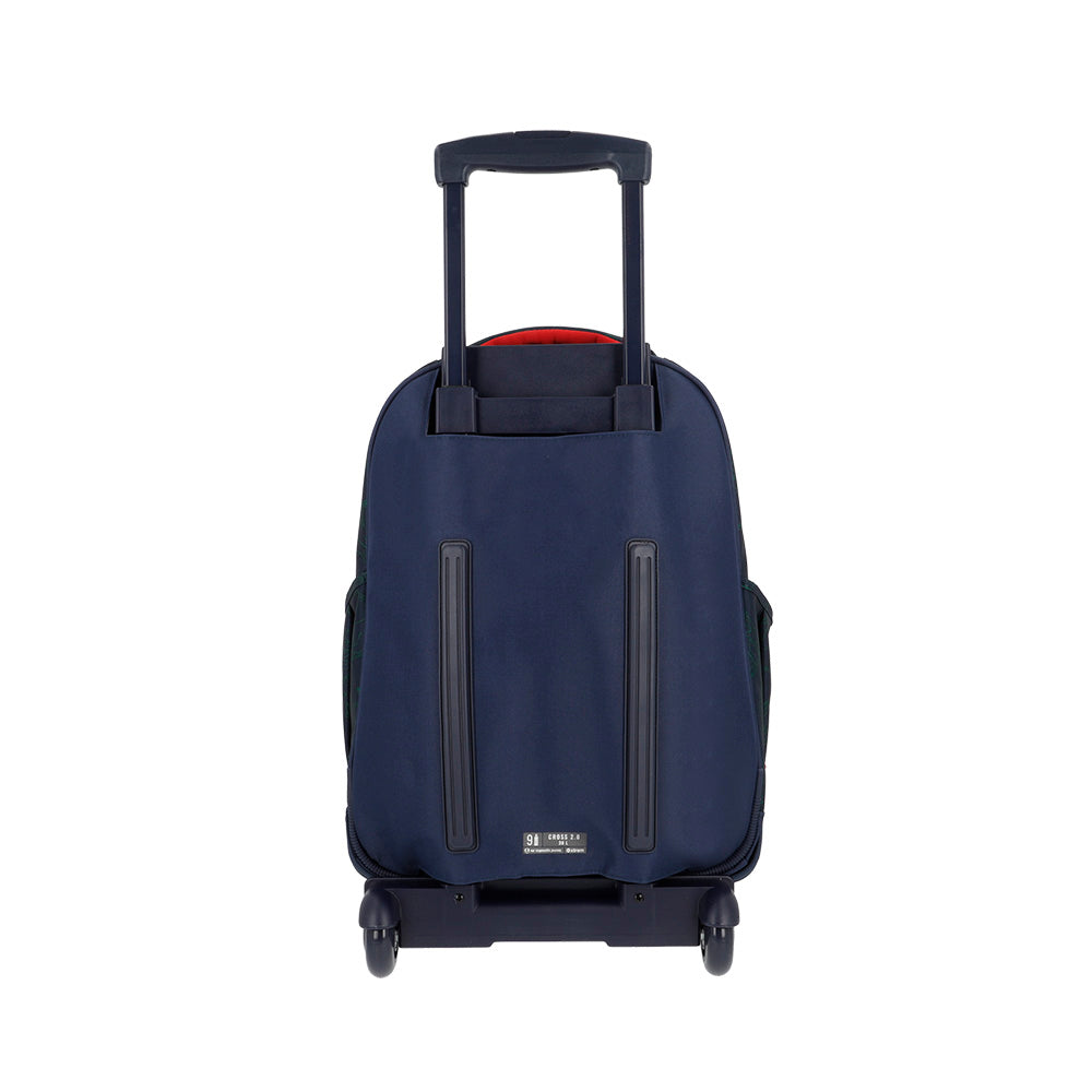 saxoline Mochila con ruedas para niños Cross 2.0 Dino azul Precio de fábrica