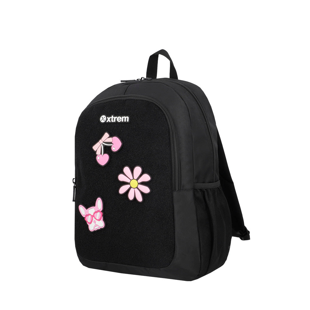 saxoline Mochila Logan negra/rosada Liquidación