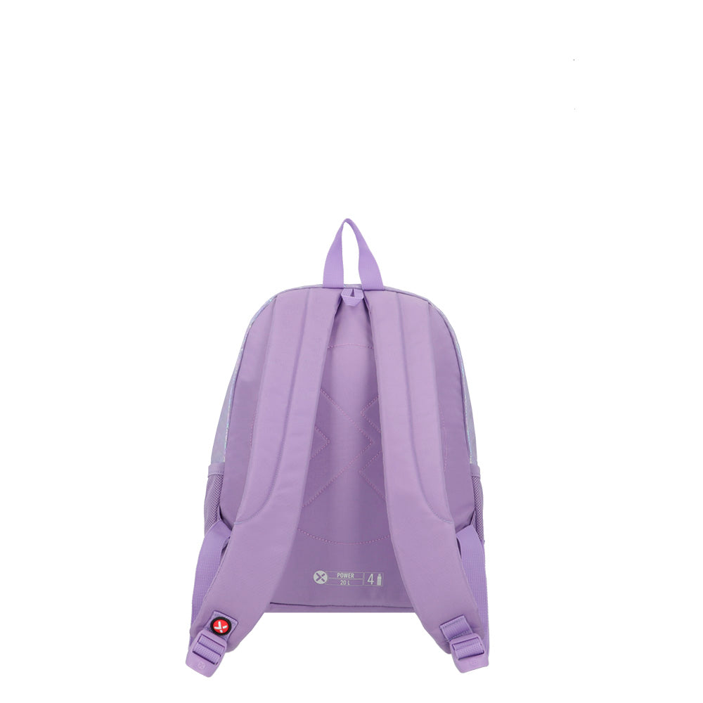 saxoline Mochila Power morada gato Ahorra y exporta