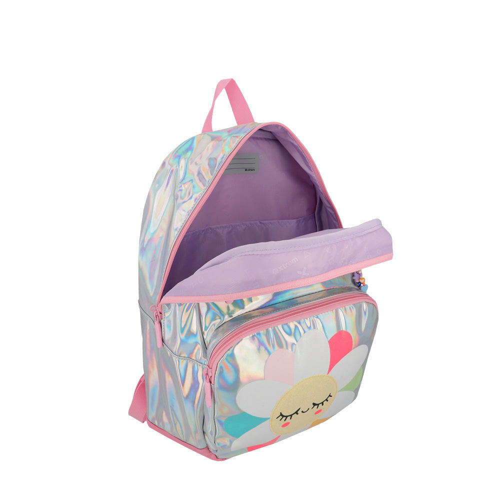 saxoline Mochila Bolt plateada Descuento por venta flash