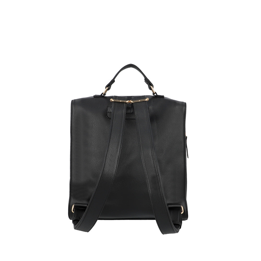 saxoline Mochila grande Laurens negra Outlet