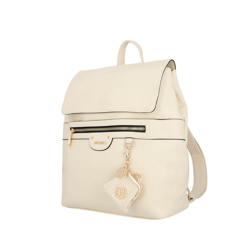 saxoline Mochila grande Lisse beige Descuento