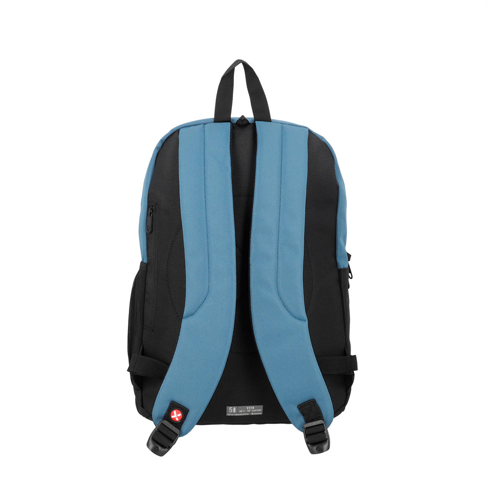 saxoline Mochila para notebook de hombre Vito 16" azul Envío gratis
