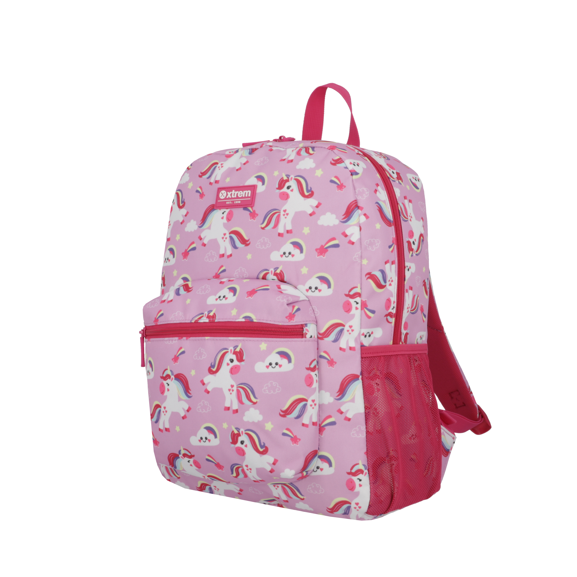 saxoline Set mochila + lonchera + estuche Triple Pack morado unicornios Envío internacional gratuito