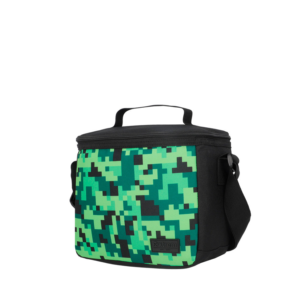 saxoline Set mochila + bolso + lonchera + estuche Megapack 2.0 verde Libre de impuestos