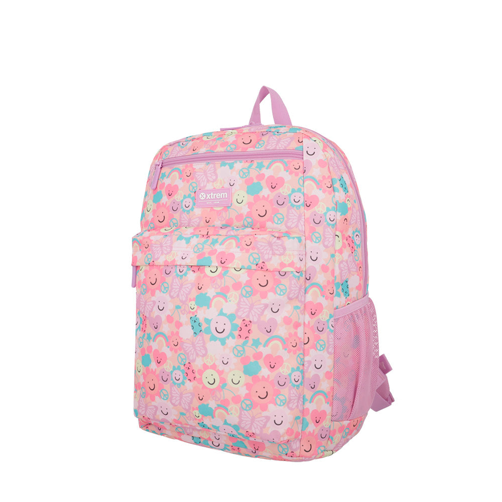 saxoline Set mochila + bolso + lonchera + estuche Megapack 2.0 rosado Oferta exclusiva