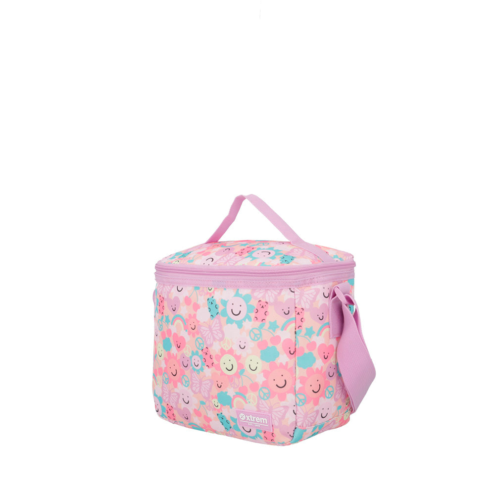saxoline Set mochila + bolso + lonchera + estuche Megapack 2.0 rosado Oferta exclusiva