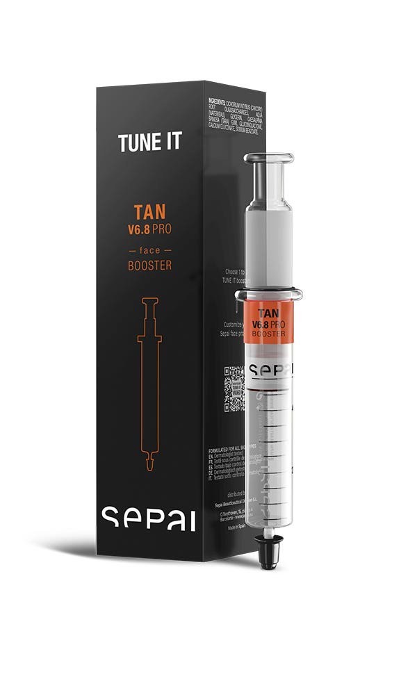 sepai v6.8 TAN PRO face Booster bronceador y antioxidante Ventas relámpago