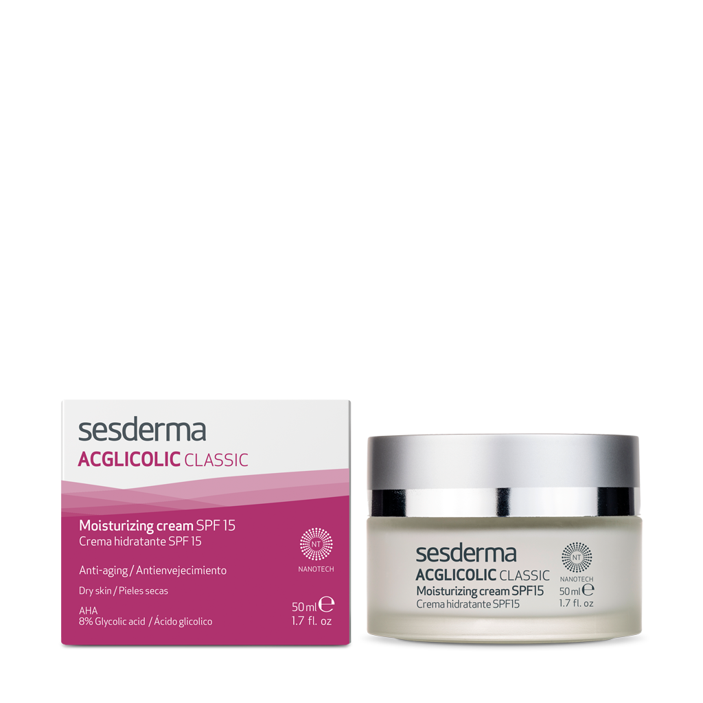 sesderma ACGLICOLIC Classic crema hidratante SPF 15 Promoción por tiempo limitado