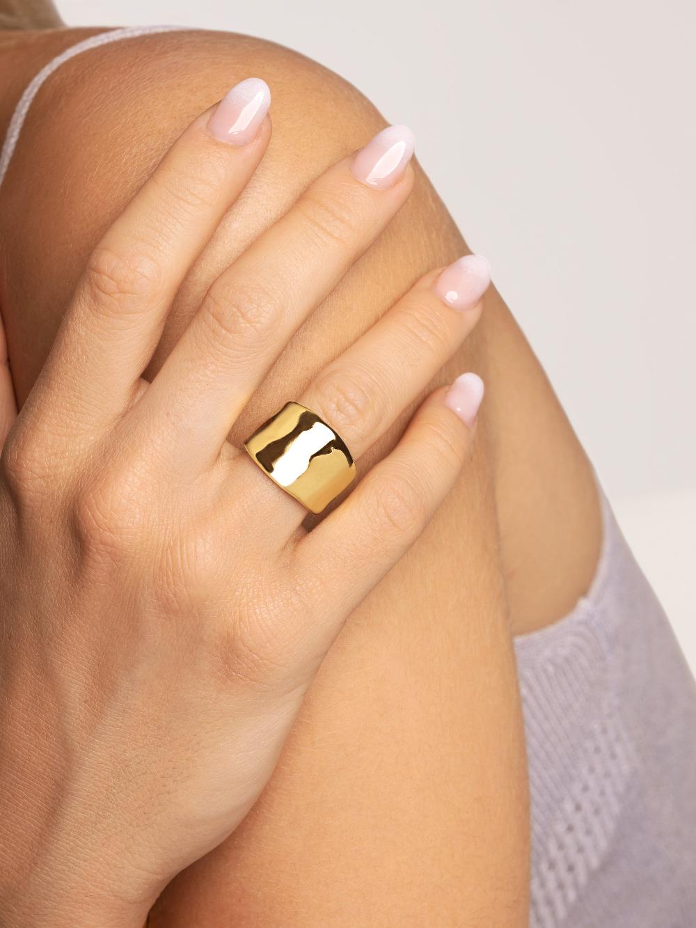singularu Anillo My Ocean Baño Oro En oferta