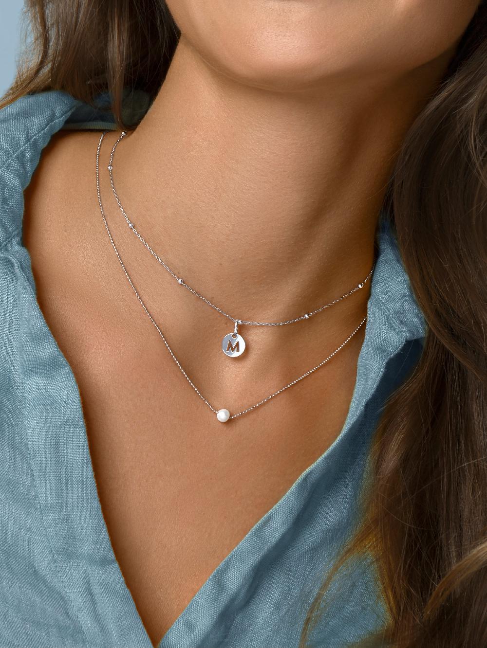 singularu Collar Mini Medallion Plata Rebajas baratas
