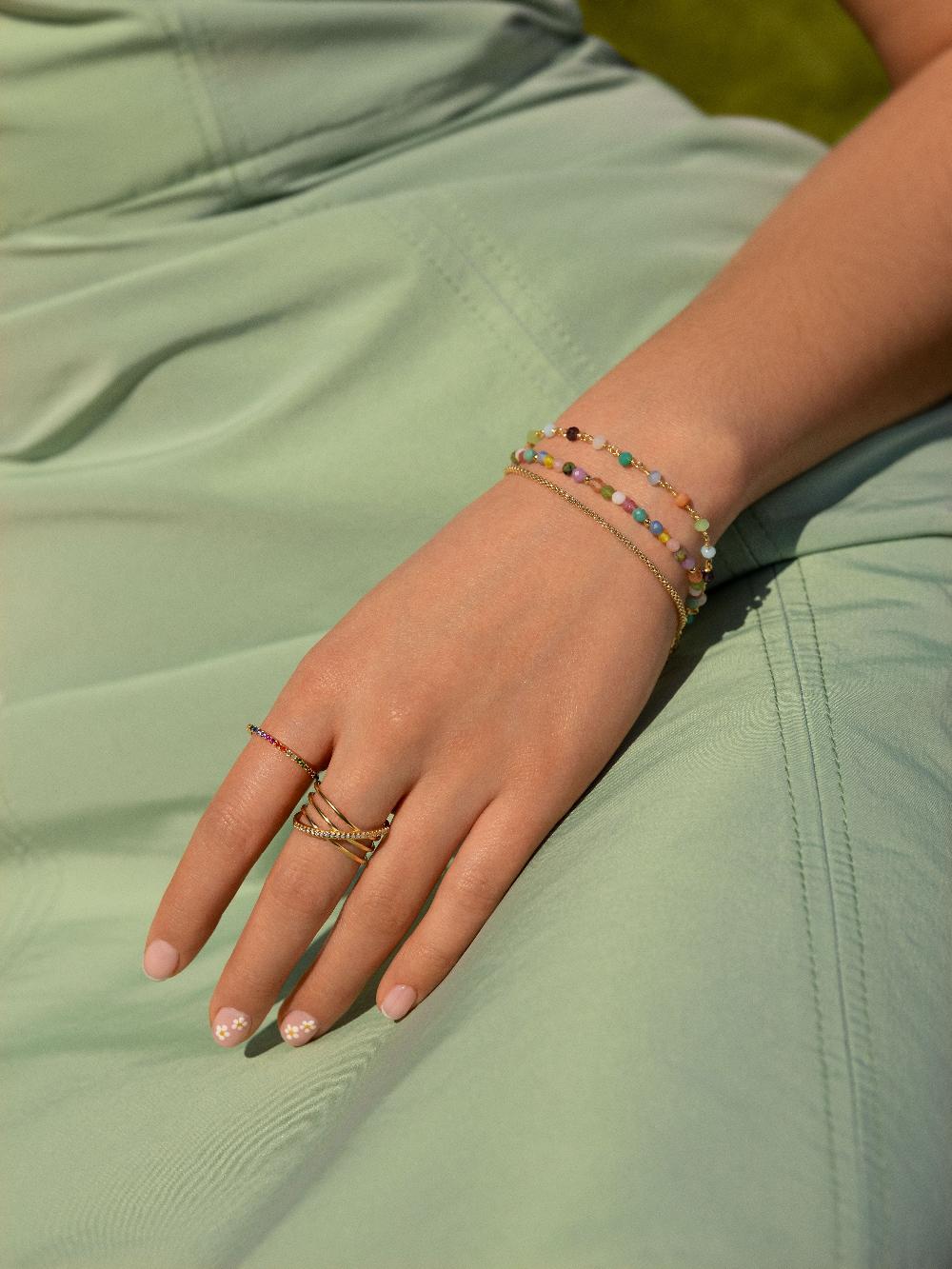 singularu Pulsera Altea Colors Acero Baño Oro Envío internacional gratuito