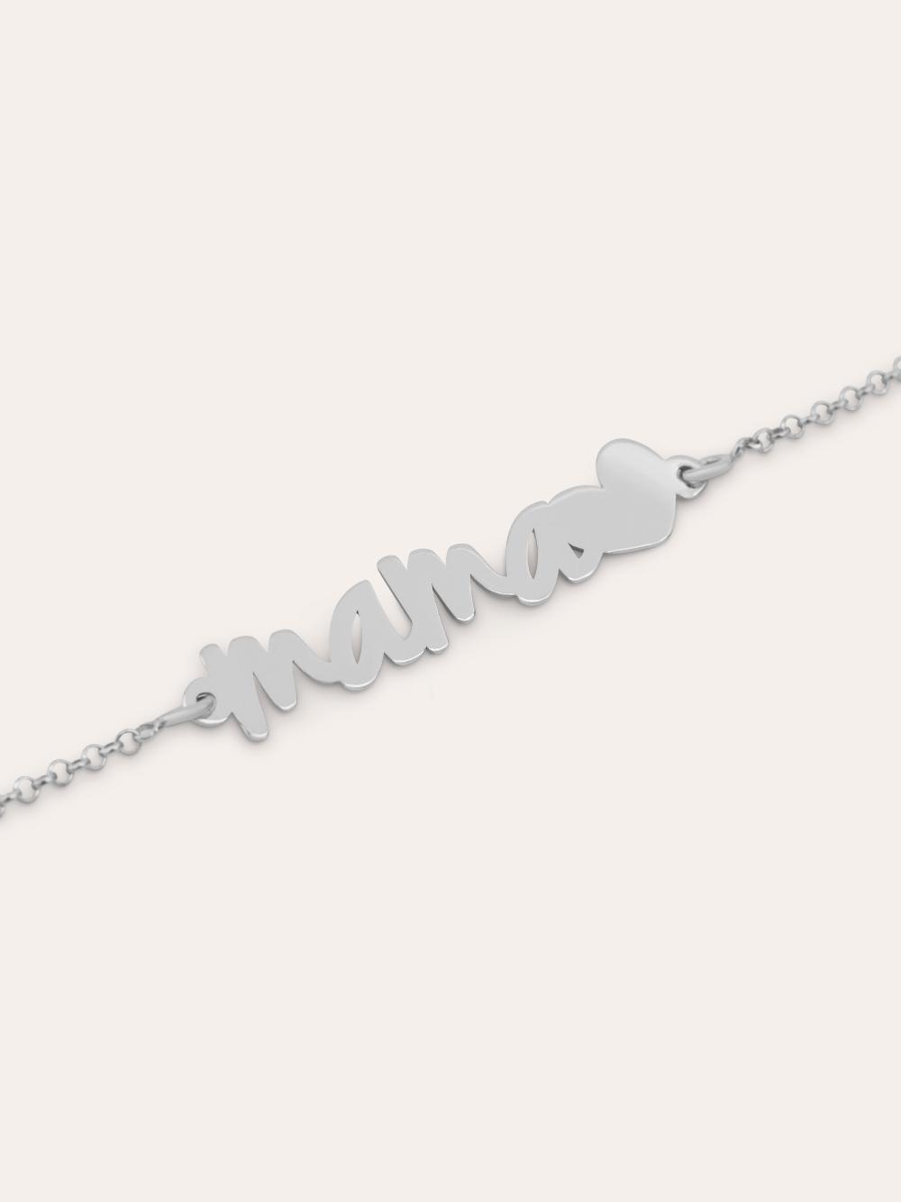 singularu Pulsera Mamá Heart Plata Ahorra y exporta