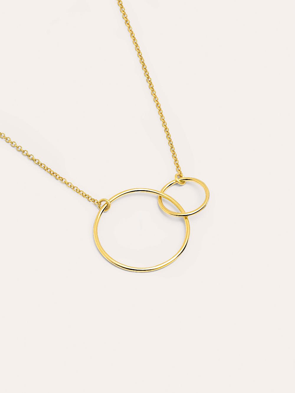 singularu Collar Sister Plata Baño Oro Envío gratis