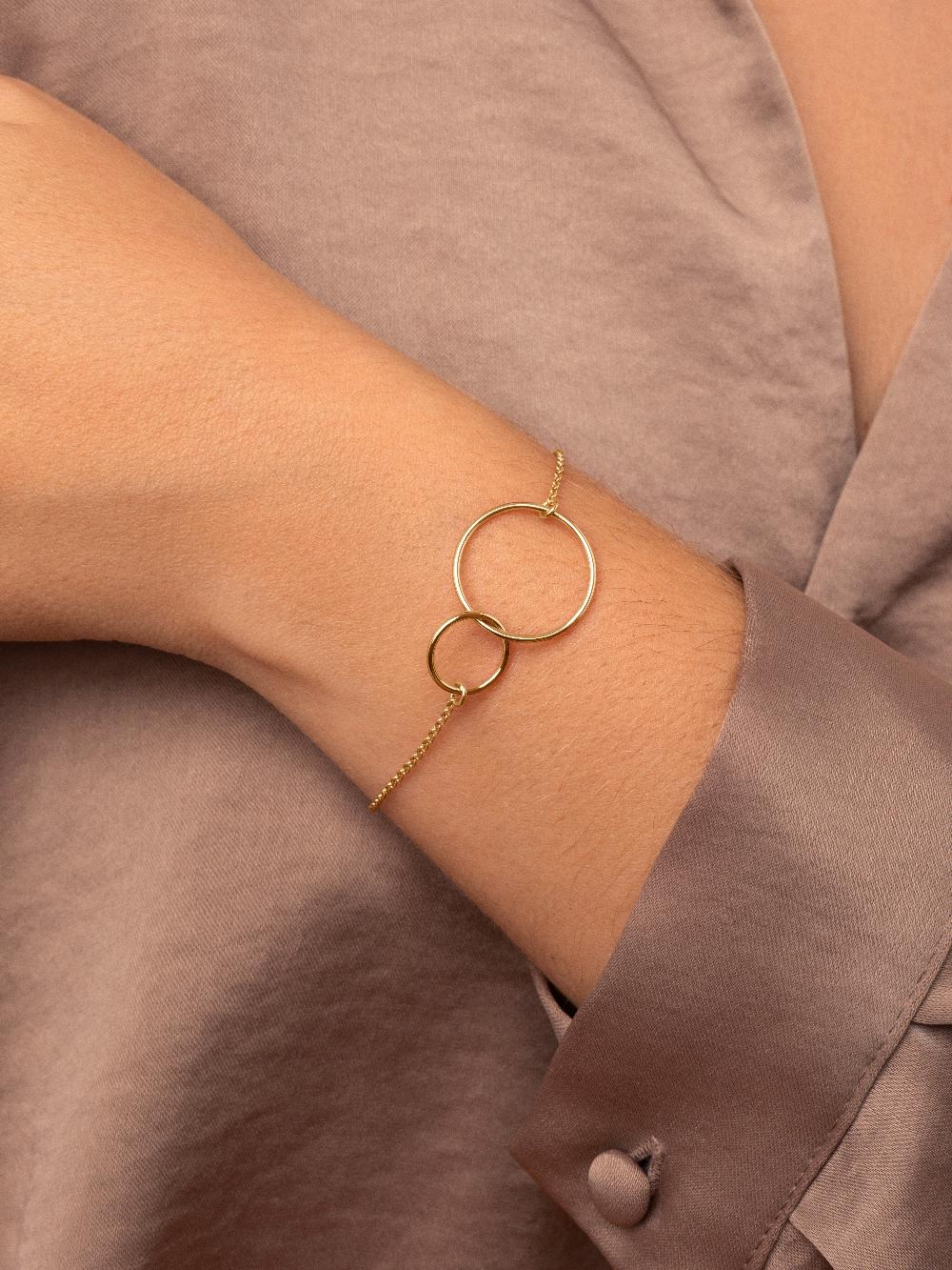 singularu Pulsera Sister Plata Baño Oro Promoción trimestral