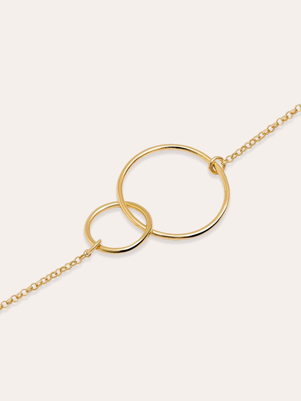 singularu Pulsera Sister Plata Baño Oro Promoción trimestral