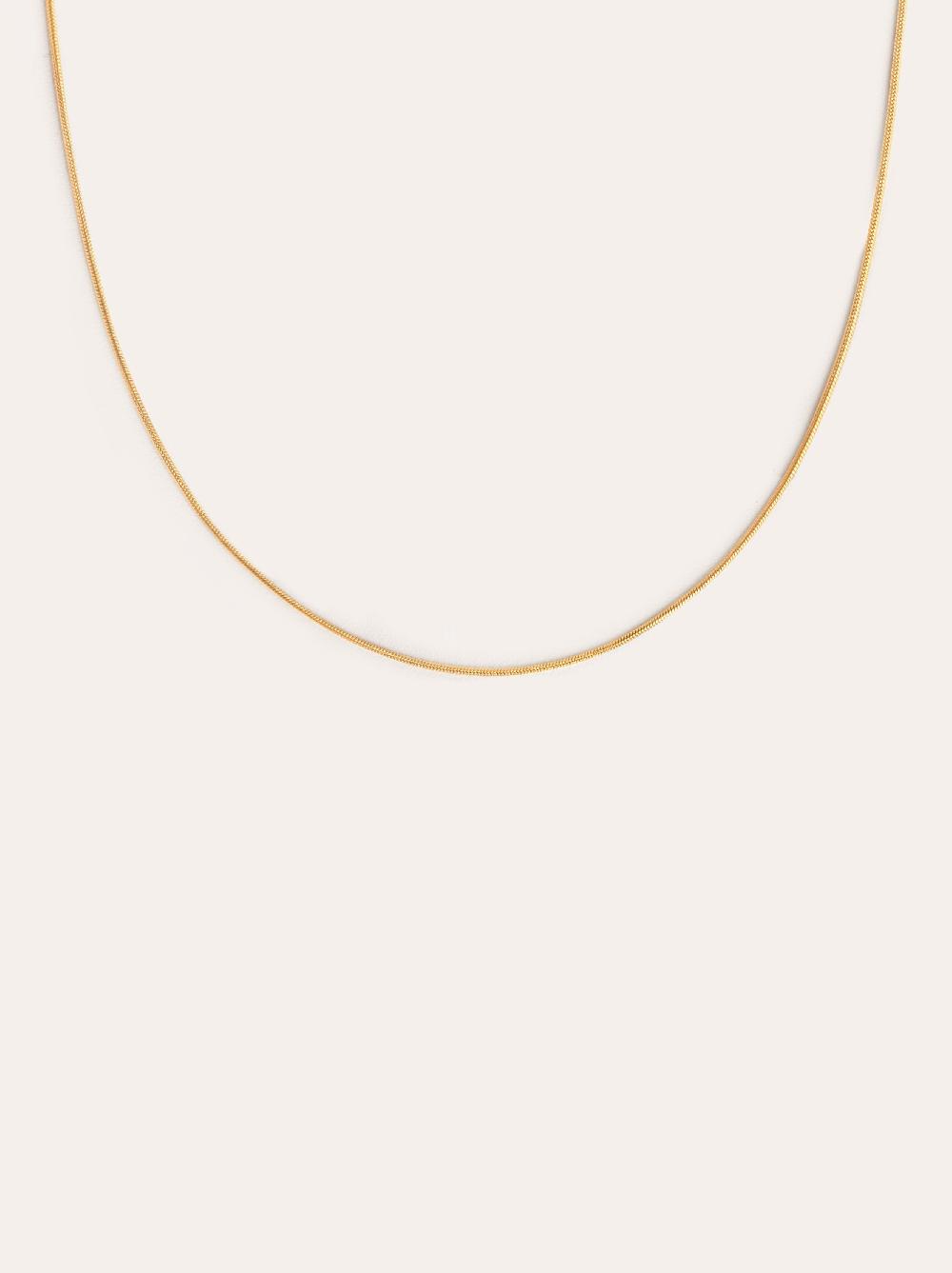 singularu Collar Tail Acero Baño Oro Tienda