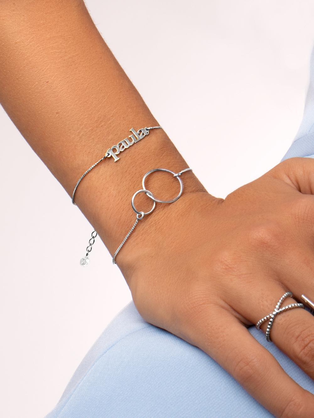 singularu Pulsera Personalizada Monogram Plata Ahorra y exporta
