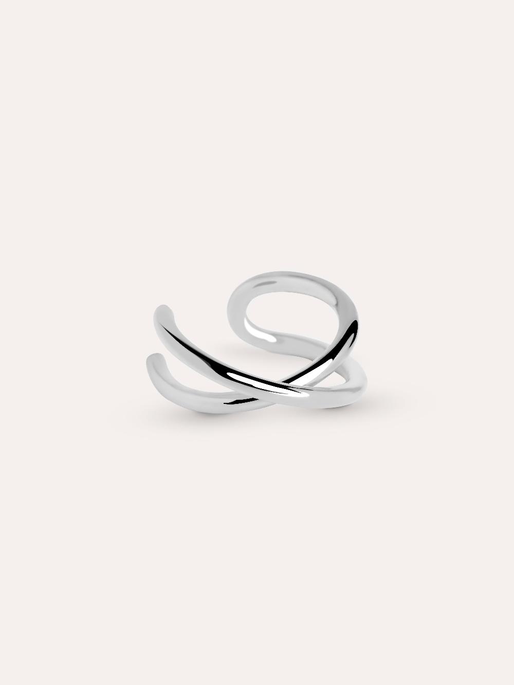 singularu Pendiente Suelto Ear Cuff Cross Plata En línea